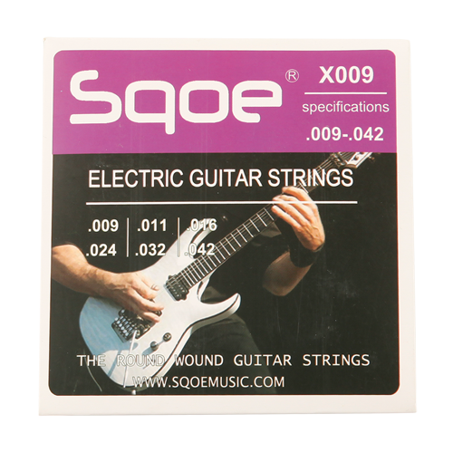 SQOE QX-SQ-X009 комплект струн для электрогитары (09-42)